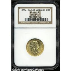 Friedrich III gold 20 Mark 1888-A,