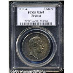 Prussia. Wilhelm II Certified Pair,