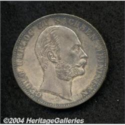 Saxe-Meiningen. Taler 1867,