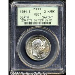 Saxony. Friedrich August III 2 Mark 1904E,