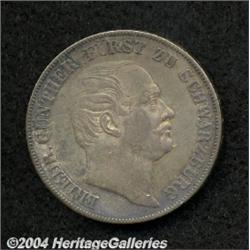 Schwartzburg-Rudolstadt. Taler 1858,