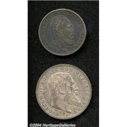 Wurttemberg. Lot of Two Coins,