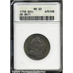 George I Shilling 1718,