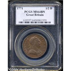 George III Halfpenny 1771,