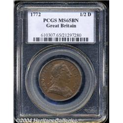 George III Halfpenny 1772,