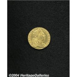 George III gold Guinea 1766,