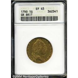 George III gold Guinea 1790,