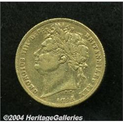 George IV gold Sovereign 1821,