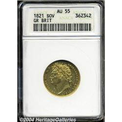 George IV gold Sovereign 1821,