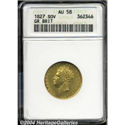 George IV gold Sovereign 1827,