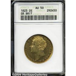 George IV gold 2 Pounds 1823,