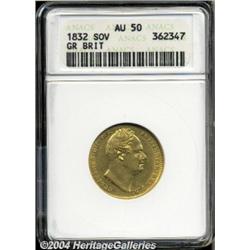 William IV gold Sovereign 1832,