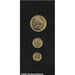 Elizabeth II gold Mint Set 1965,