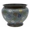 Image 1 : Large Polycrhome Cloisonne Enamel Planter