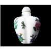 Image 1 : Chinese Hand Painted Porcelain Melon Snuff Bottle