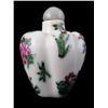 Image 2 : Chinese Hand Painted Porcelain Melon Snuff Bottle
