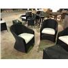 Image 2 : ELIZABETH PATIO SOFA SET WITH CUSHIONS,