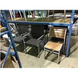 GROUP OF 4 MISMATCHED / ASSORTED CHAIRS
