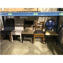 GROUP OF 5 MISMATCHED / ASSORTED CHAIRS