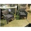 Image 2 : GEORGIA CONVERSATION SET 4 PC. PATIO LIVING SET WITH LOVE SEAT, 2 CHAIRS,