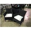 Image 3 : FARMIO PATIO CAFE SET WITH CUSHIONS.
