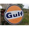 Image 2 : Vintage Gulf Sign, DS, 72"x67"