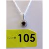 Image 1 : Garnet & Diamond Necklace