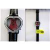 Image 1 : New Ladies' Diamond Studded Heart Face Watch