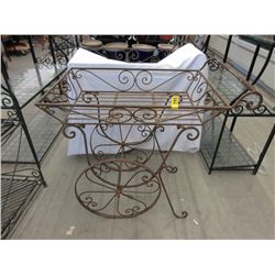 Metal Tea Trolley Plant Stand