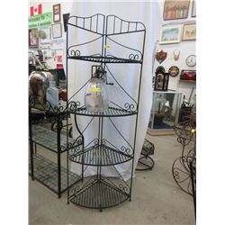 Foldable Metal Corner Shelf