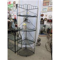 Foldable Metal Corner Shelf