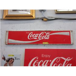 1976 Coca-Cola Tin Advertising Sign