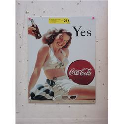 Coca- Cola Tin Sign