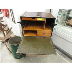 Vintage Campaign Trunk Desk