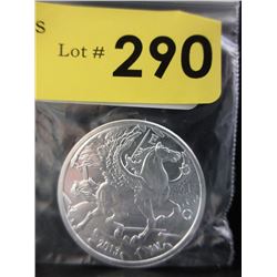 1 Oz. Rare Dated Pegasus .999 Silver Round