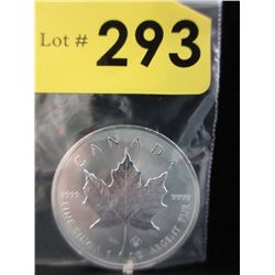 1 Oz. Canada Maple Leaf .9999 Silver Coin