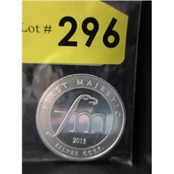 1 Oz. First Majestic Mint .999 Silver Round