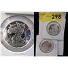 Image 1 : 2 x 1/2 Oz. Golden State Mint .999 Silver Rounds