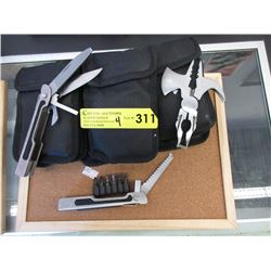 4 New Multi Tools Sets in Belt Pouch