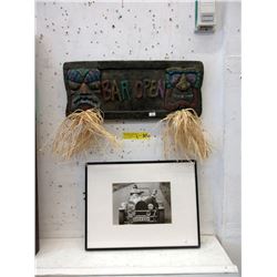 Ceramic Bar Sign & Framed Print