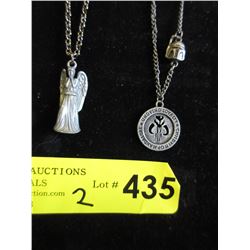2 New Licensed Dr. Who Necklaces