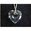 Image 1 : Swarovski Crystal Heart On Sterling Silver Chain