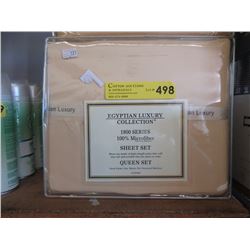 New 3 Piece Queen Size Duvet Set - Cream