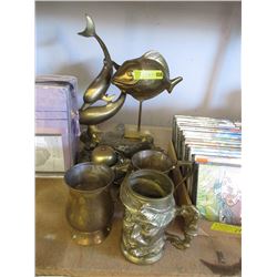 9 Decorative Brass Items