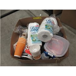 Disposable Plates, Cups, Paper Towels & More