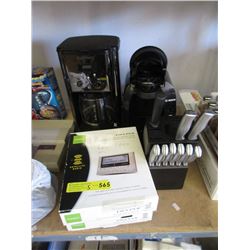 2 Satellite Radios, Knives & Coffeemakers