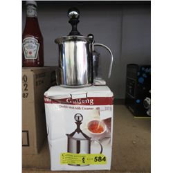 8 New 400 ml Double Mesh Milk Creamers