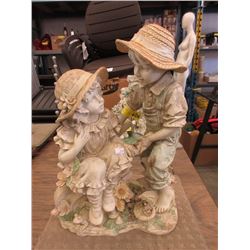 20" Tall Resin Garden Statue - 15" Wide