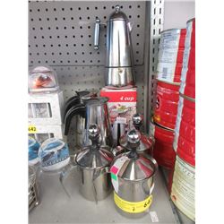 New Stovetop Espresso & Double Mesh Creamers