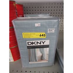 One 84" DKNY Tab Panel Drape